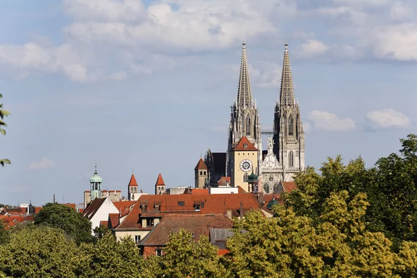 Cattedrale Ratisbona Palatinato Superiore Baviera Germania Europa — Foto Stock