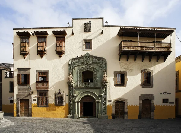 Casa Colombo Vegueta Las Palmas Gran Canaria Espanha Europa — Fotografia de Stock