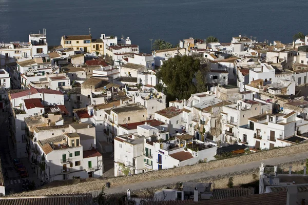 Старая Часть Города Эйвьель Ибиса Балеарские Острова Испания Европа — стоковое фото