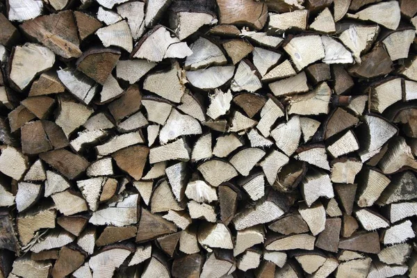 Woodpile Στοιβαγμένα Καυσόξυλα Ανάγλυφη Επιφάνεια — Φωτογραφία Αρχείου