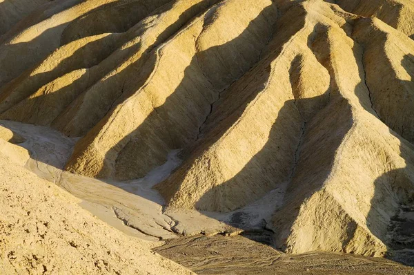 Lepusztult Táj Zabriskie Point Death Valley — Stock Fotó