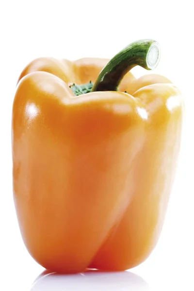 Orange Pepper White Background — Stock Photo, Image