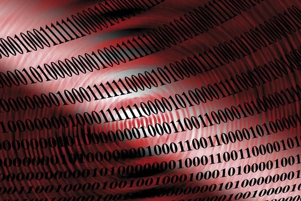 Binary Code Data Processing Code — Stock Photo, Image