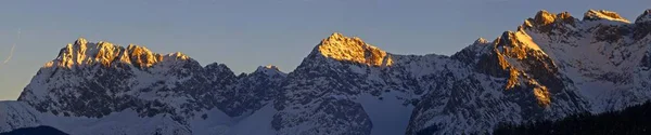 Woerner Cordillera Karwendel Invierno Baviera Alemania Europa —  Fotos de Stock