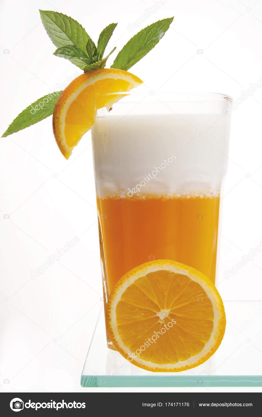 Orange Juice Yogurt Drink Stock Photo by ©imagebrokermicrostock 174171176