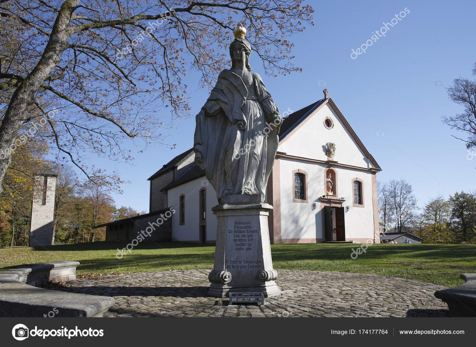 Pilgrimage Church Maria Ehrenberg Motten Rhoen Franconia Bavaria