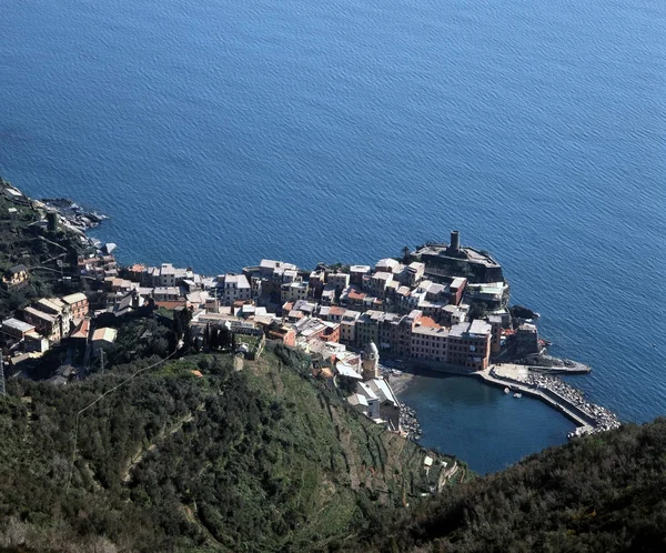 Monte Rosso Cinque Terre Riviera Liguria Itálie Evropa — Stock fotografie