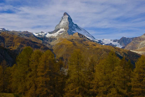 Matterhorn Zermatt Valais Wallis Швейцария Европа — стоковое фото