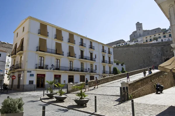 Old Town Eivissa Dalt Vila Ibiza Baleares Spain Europe — Stock Photo, Image