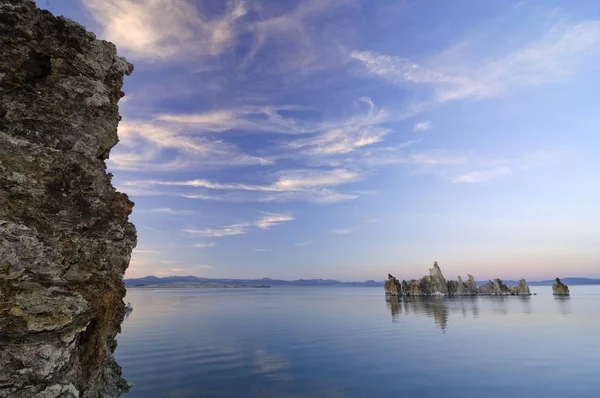 Interessante Tuffsteinformationen Mono Lake Lee Vining Kalifornien Usa Nordamerika — Stockfoto