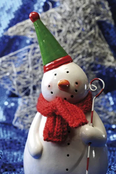 Christmas decoration of Snowman — Stock Photo, Image