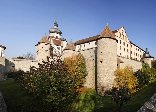 Marienberg Fortress Wuerzburg Franconia Bavaria Germany Europe — Stock Photo, Image