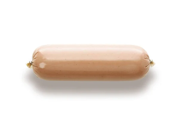 Liverwurst White Background — Stock Photo, Image