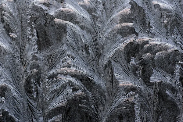 Okna matowego z lodowych tekstury — Zdjęcie stockowe
