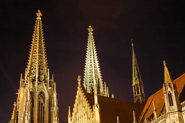 Catedral San Pedro Ratisbona Alto Palatinado Baviera Alemania Europa — Foto de Stock