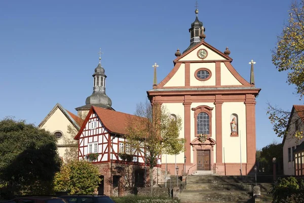 Church Houses Buildings Germany — Stock Photo, Image