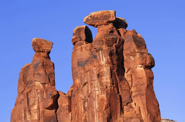 Σχηματισμός Βράχου Εθνικό Πάρκο Arches Utah Ηπα — Φωτογραφία Αρχείου
