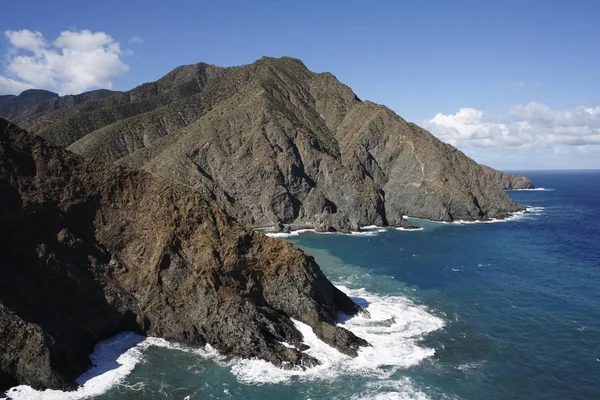 Nordküste Der Nähe Von Vallehermoso Gomera Kanarische Inseln Spanien Europa — Stockfoto