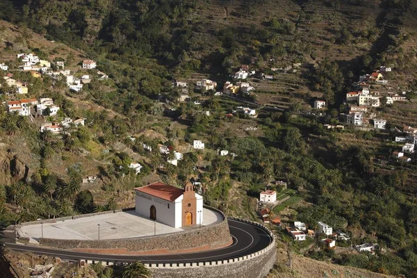 Valle Gran Rey San Antonio Kyrkan Gomera Kanarieöarna Spanien Europa — Stockfoto