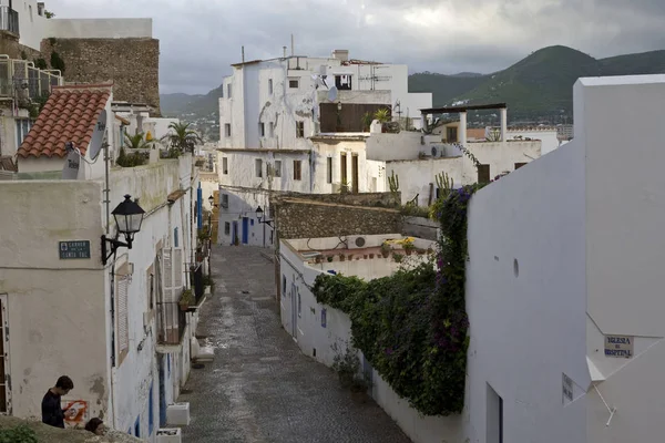 Old Part Town Eivissa Ibiza Baleares Spain Europe — Stock Photo, Image