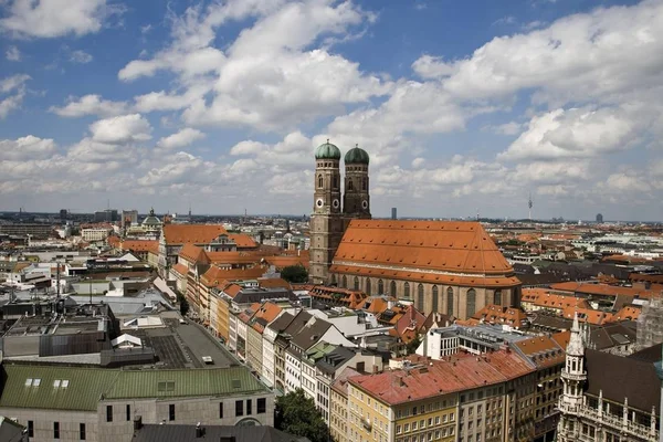 Церковь Фрауэнкирхе Мюнхен Бавария Германия Европа — стоковое фото