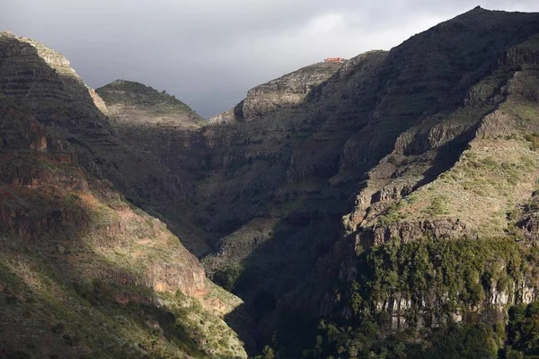 Valle Gran Rey Gomera Kanári Szigetek Spanyolország Európa — Stock Fotó