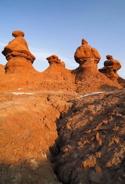 Sandsteinformationen Goblin Valley State Park Utah Usa Nordamerika — Stockfoto