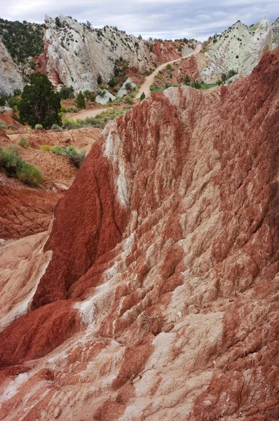 Πηλός Σχηματισμό Waterpocket Φορές Απεργία Κοιλάδα Μουλάι Συστροφή Canyon Capitol — Φωτογραφία Αρχείου