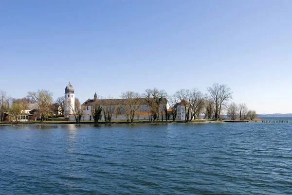 Insel Frauenchiemsee Oberbayern Chiemsee Bayern Deutschland Europa — Stockfoto