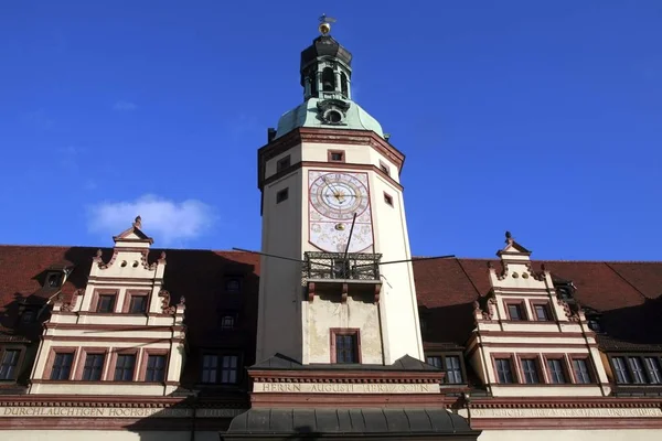 Altes Rathaus Old City Hall Лейпцигу Саксонії Німеччина Європа — стокове фото