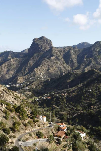 Vallehermoso Roque Cano Gomera Kanarieöarna Spanien Europa — Stockfoto