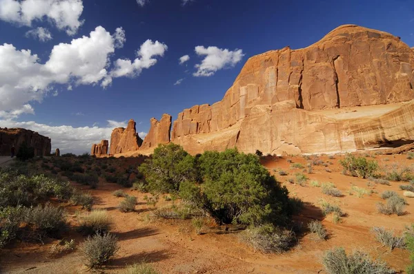 Formaciones Arenisca Parque Nacional Arches Utah Estados Unidos América Del —  Fotos de Stock