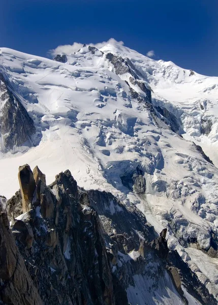 Mont Blanc Massif Chamonix Fransa Avrupa — Stok fotoğraf