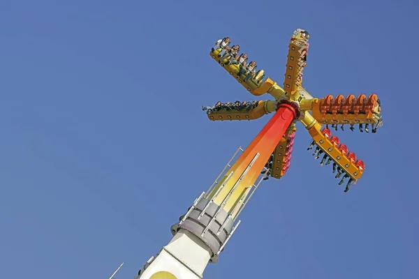 High Energy Carousel Oktoberfest Mnichov Bavorsko Německo Evropa — Stock fotografie