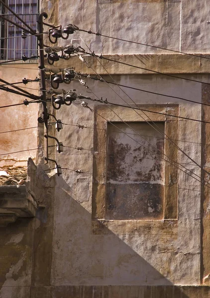 Power Supply Old Building House — Stock Photo, Image