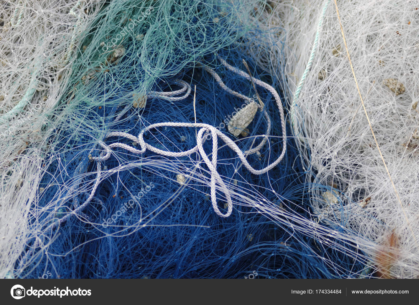 Fishing Net Cords Ropes Stock Photo by ©imagebrokermicrostock 174334484