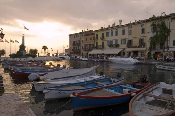 Lazise Garda Lago Garda Veneto Olaszország — Stock Fotó