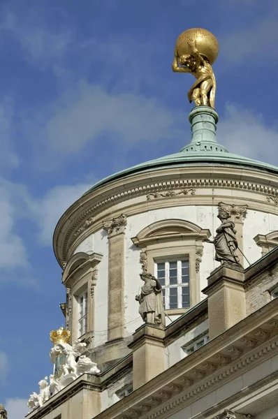 Potsdam Brandenburg Alemanha Fachada Cuppola Cidade Ols Prefeitura Antigo Mercado — Fotografia de Stock