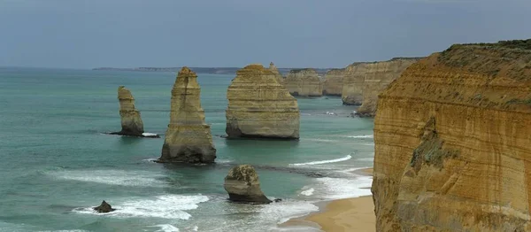 Great Ocean Road Widokiem Dwunastu Apostołów Victoria Australia Oceania — Zdjęcie stockowe