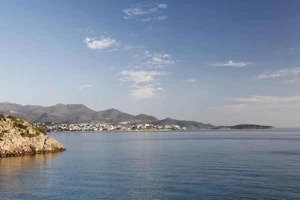 Agios Nikolaos Aghios Nikolaos Golf Von Mirabello Mirambello Östlicher Beton — Stockfoto