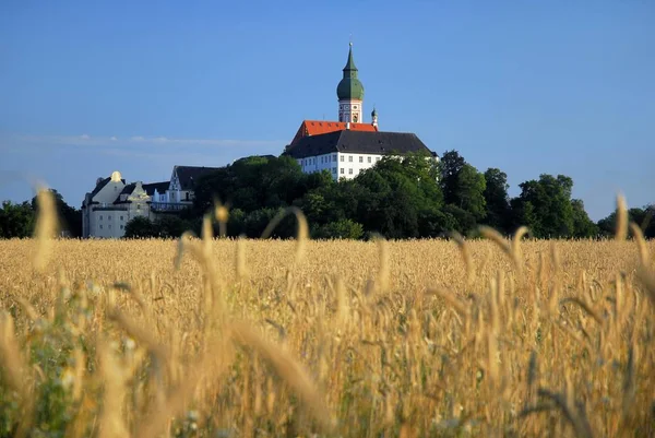 Kloster Andechs Oberbayern Bayern Deutschland Europa — Stockfoto