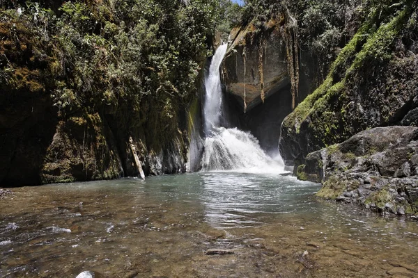 Wasserfall Rio Savegre Los Quetzales Nationalpark Costa Rica Nordamerika — Stockfoto