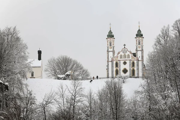 Heilig Kreuz Church Bad Toeelz Upper Bavaria Germany Europe — Stock Photo, Image