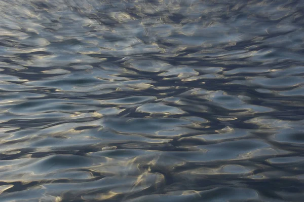 Strukturen Auf Fließender Wasseroberfläche — Stockfoto