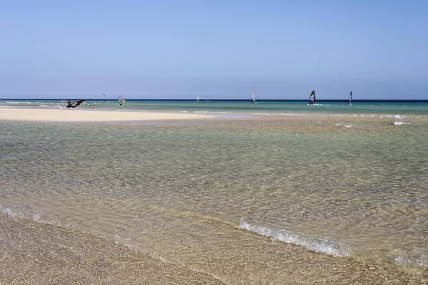 Playa Sotavento Jandia Fuerteventura Kanárské Ostrovy — Stock fotografie