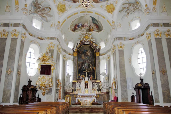 Altar Karlskirche Cerca Wattens Valle Del Inn Tirol Austria Europa —  Fotos de Stock