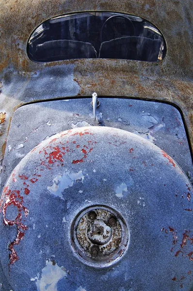 Tailgate Old Bmw Junk Car — Stock Photo, Image