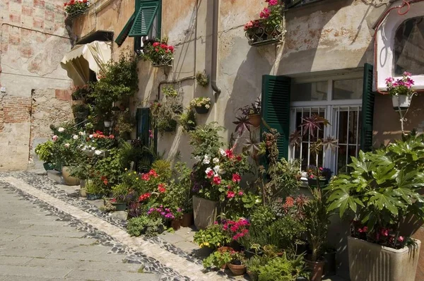 Borgo Ligure Κοντά Στο Finale Ligure Riviera Ponente Liguria Ιταλία — Φωτογραφία Αρχείου
