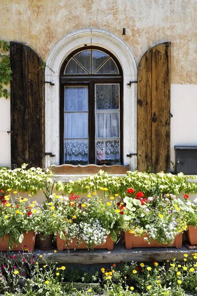 Flower Arrangements Dietfurt Der Altmhl Upper Palatinate Bavaria Germany — Stock Photo, Image