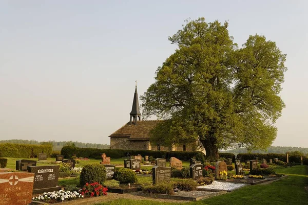 Hattenser Church Ottenstein Emmerthal Lower Saxony Germany — Stock Photo, Image